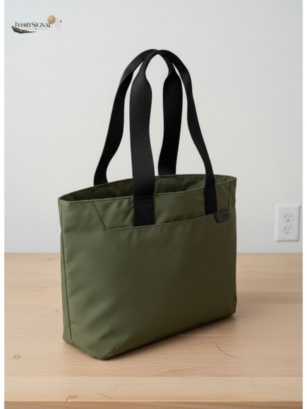 Work Laptop Tote Bag for Men Women 14L Water Bottle Pocket Self-Standing